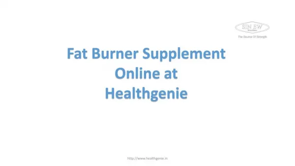 Fat Burner Supplement Online at Healthgenie
