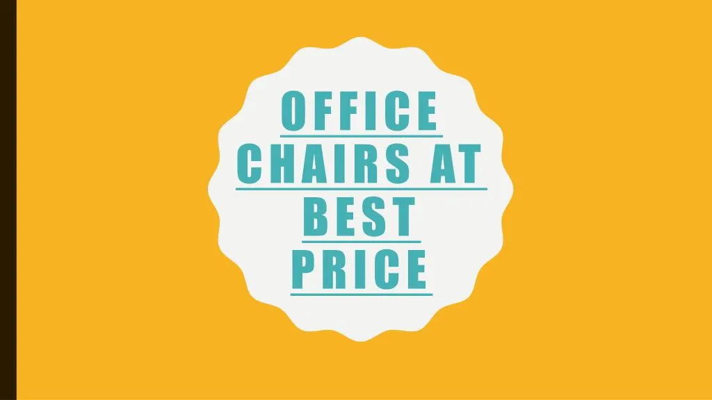 office chairs at best price