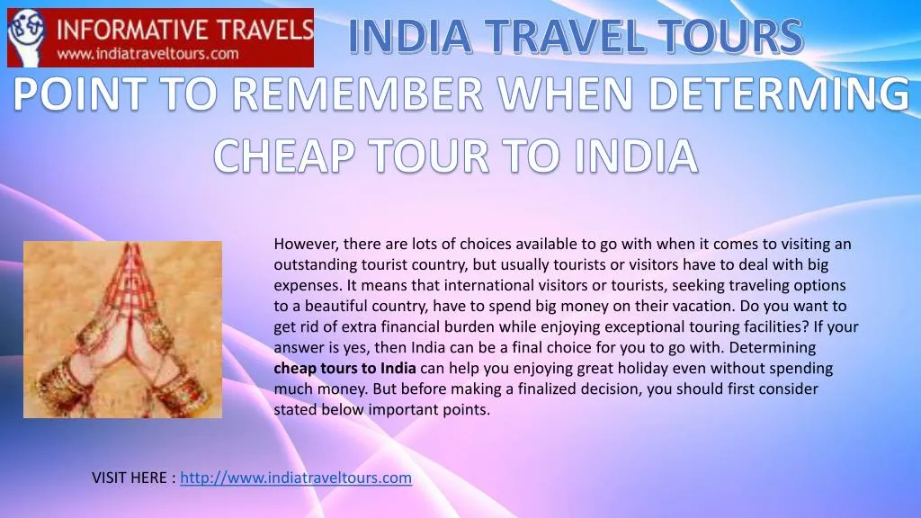 india travel tours