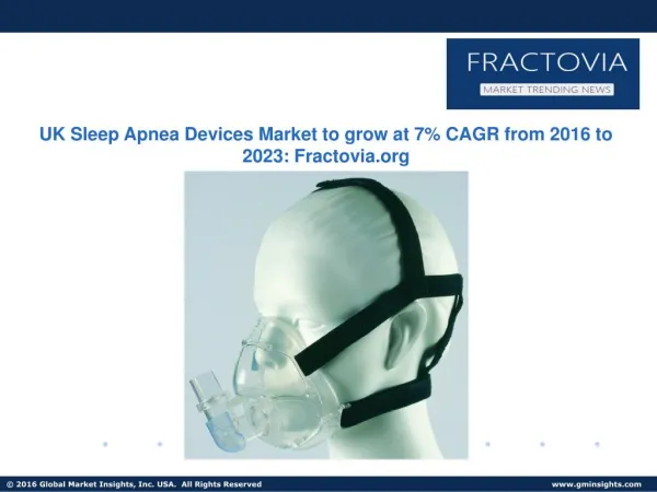 Respiratory Polygraphy Devices of Sleep Apnea Devices Market to grow at more than 7% from 2016 to 2023