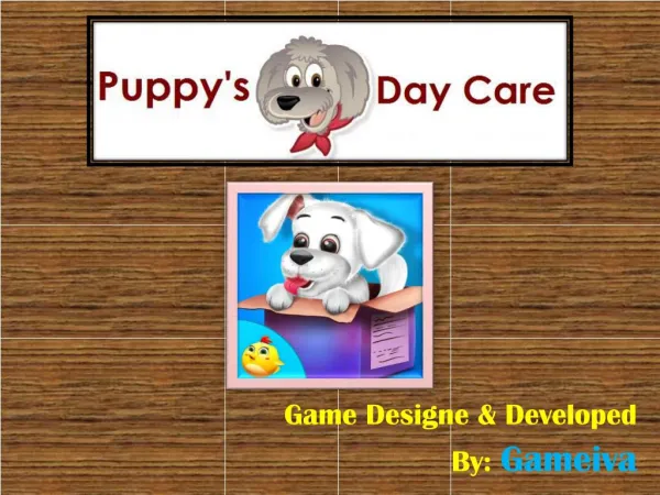 Puppy's Day Care Game for Kids