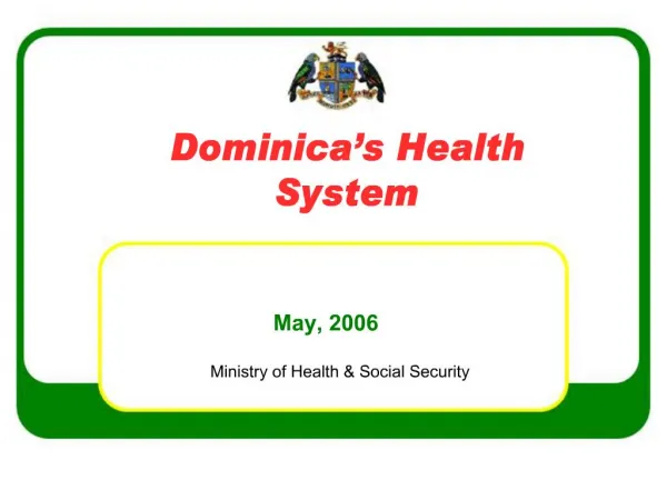Dominica s Health System
