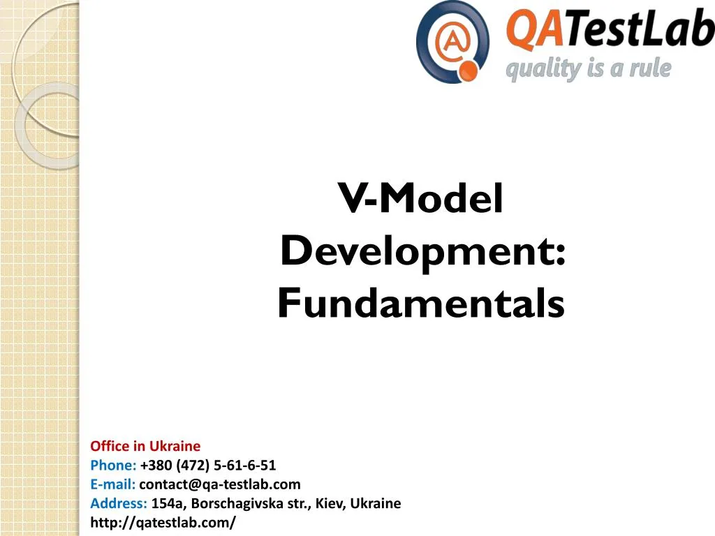 v model development fundamentals