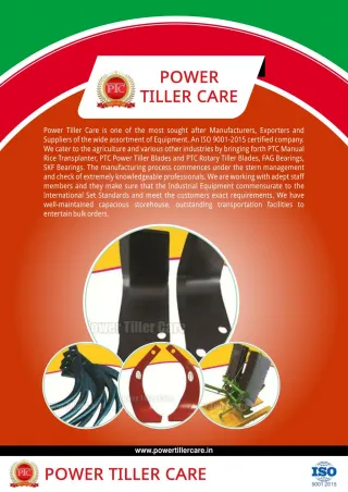 Power Tiller Care Odisha India - slide 1