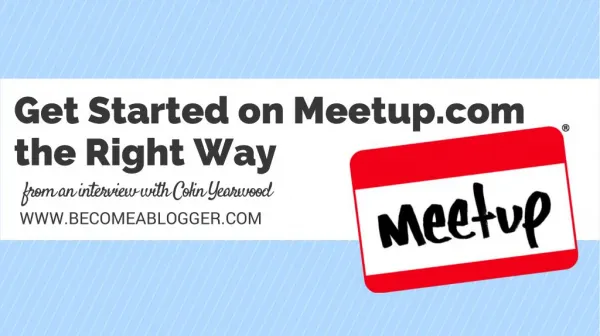 How to Use Local Meetups to Build an Audience - with Colin Yearwood