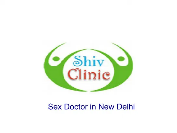 Sex Doctor in New Delhi