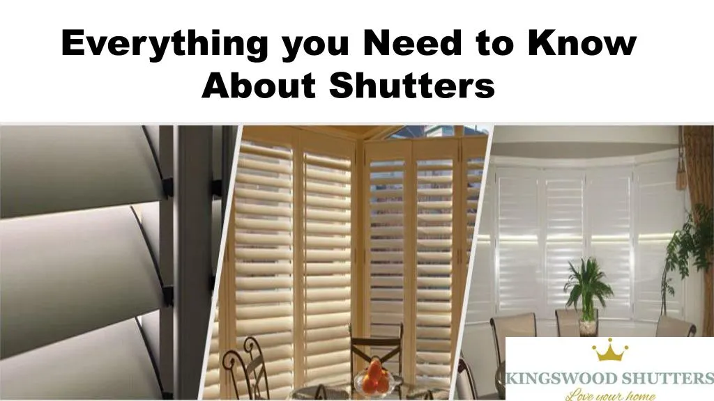 everything you need to know about shutters