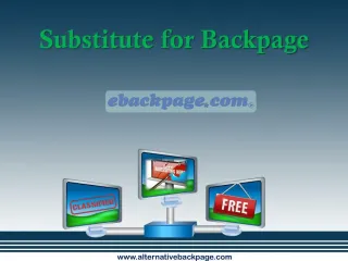 Substitute for backpage - slide 1
