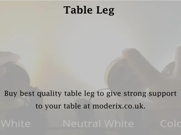 Table Leg - Moderix.co.uk