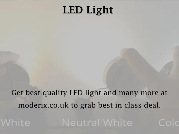 LED Light - Moderix.co.uk