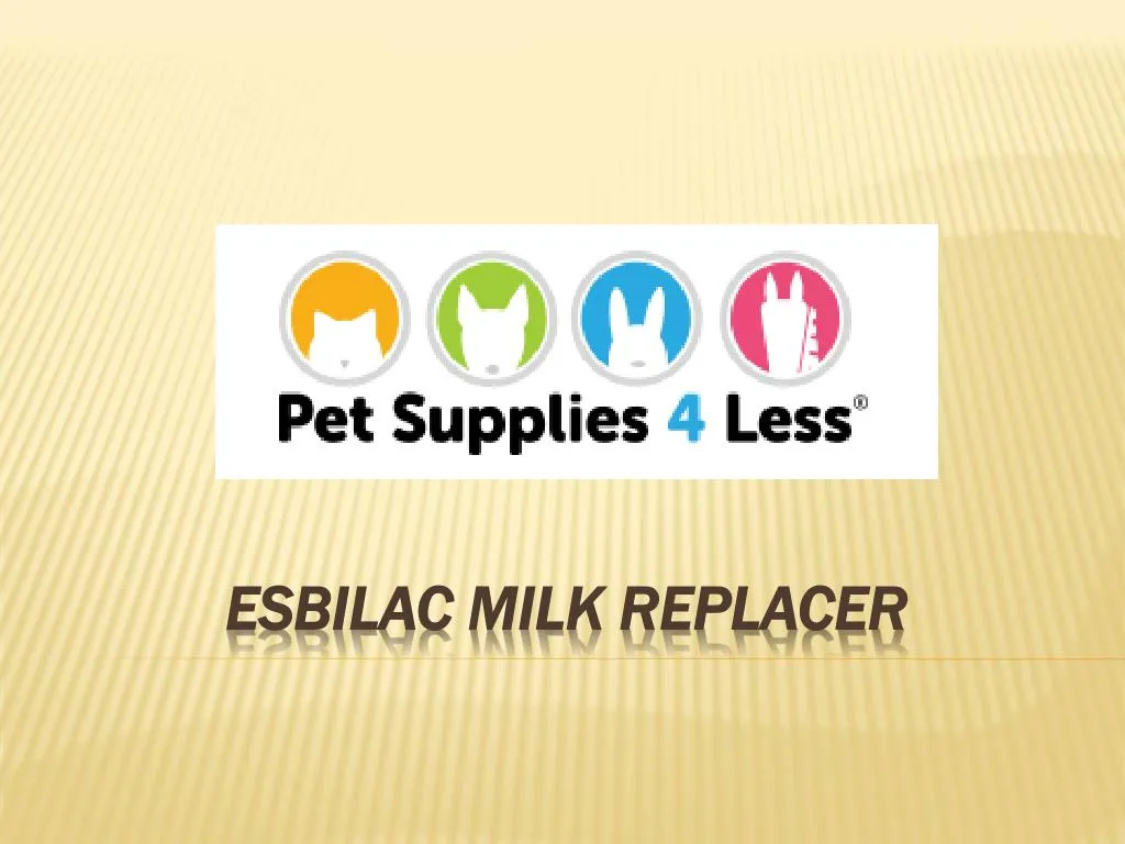 esbilac milk replacer