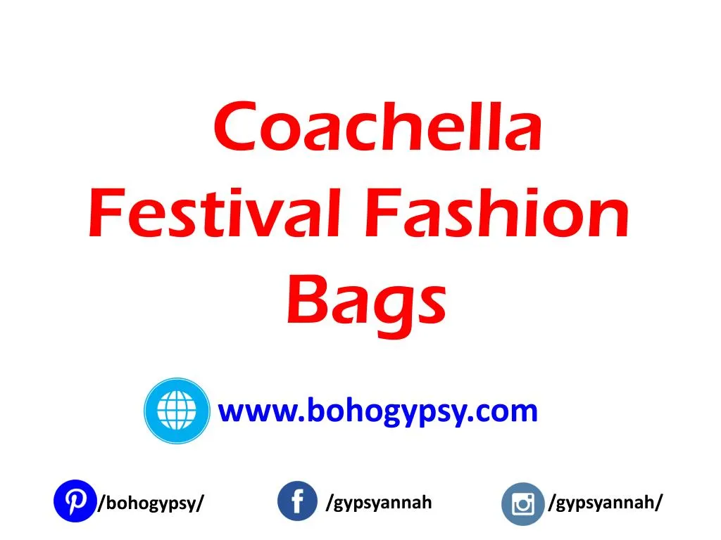 coachella festival fashion bags
