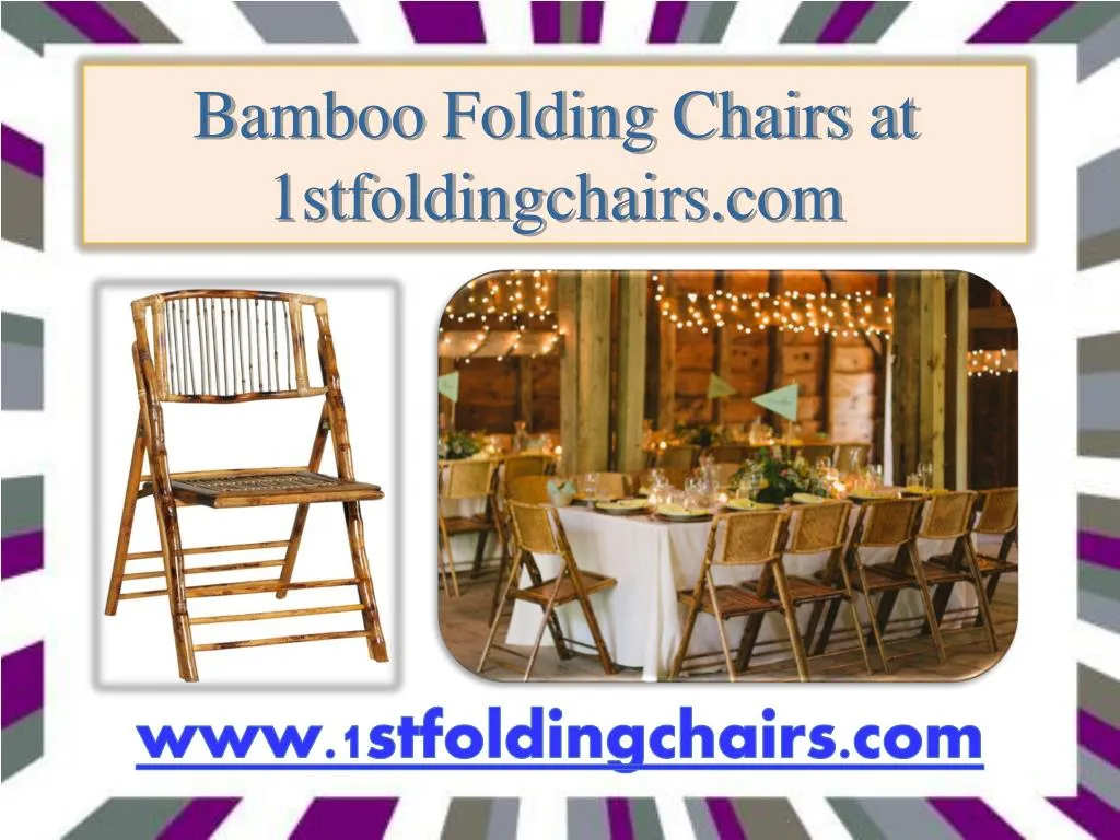 bamboo folding chairs at 1stfoldingchairs com
