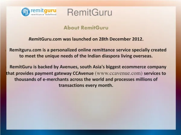 Remittance Redefined – Remit Guru