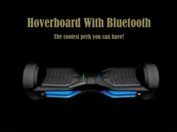 Wheelster Hoverboard With Bluetooth
