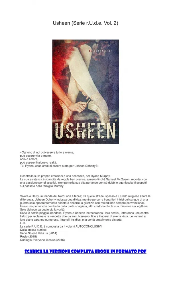 [ DOWNLOAD ] Usheen (Serie r.U.d.e. Vol. 2) PDF