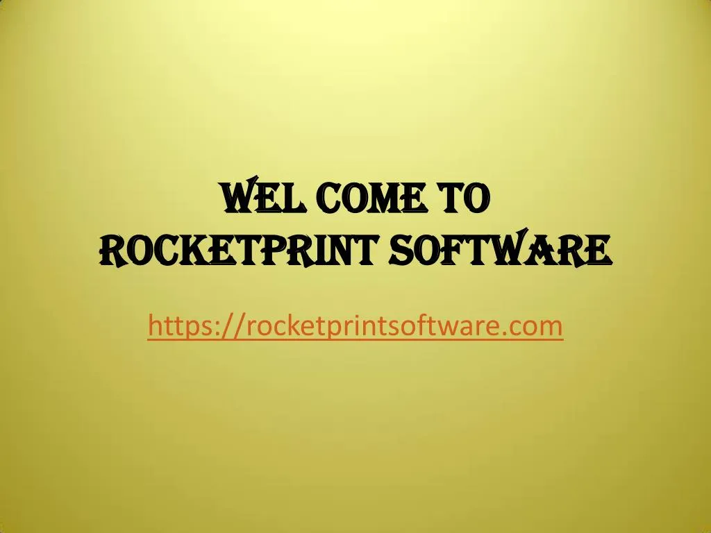 we wel l c com ketprint print s software