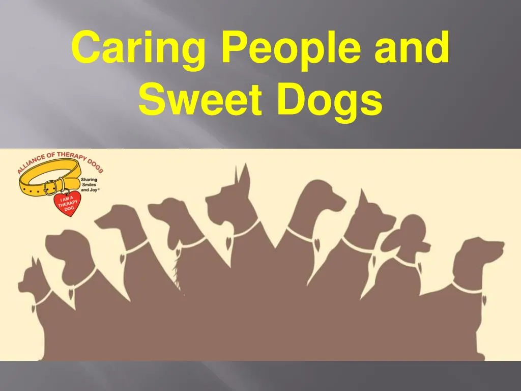 caring people and sweet dogs