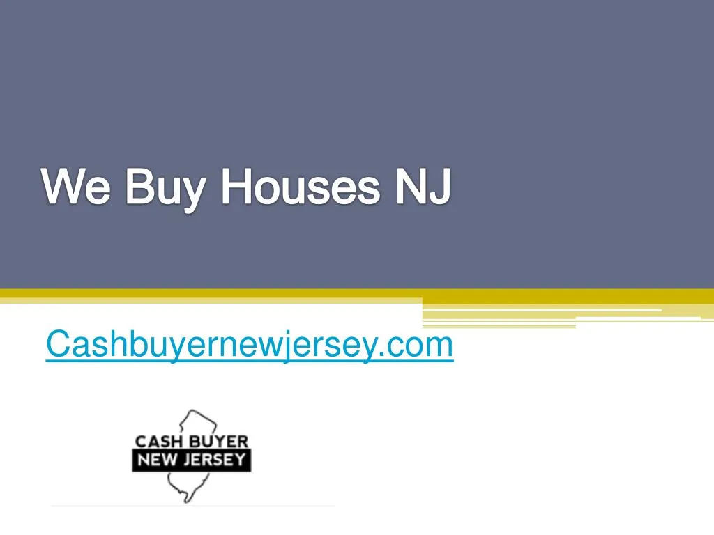 we buy houses nj