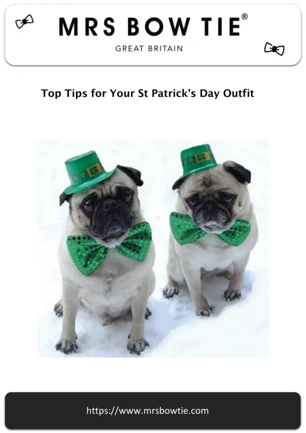 Top tips for any St Patricks Day outfits