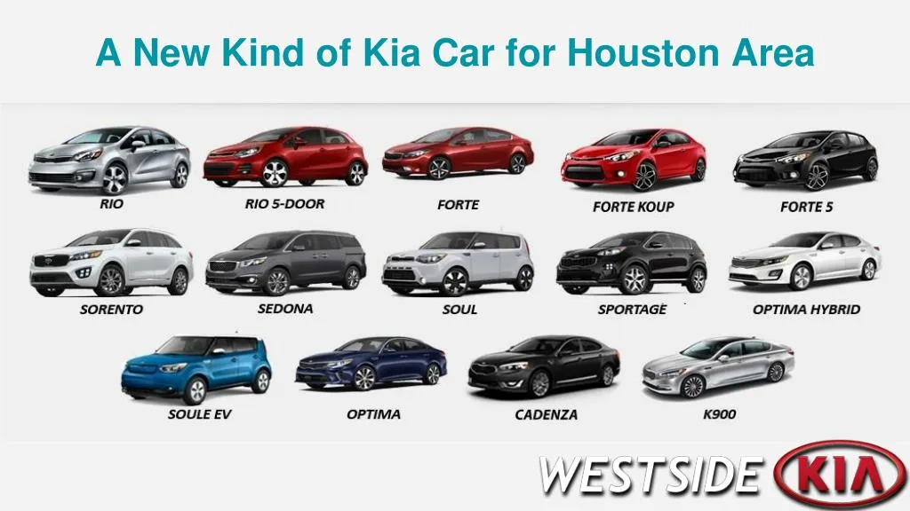 a new kind of kia car for houston area