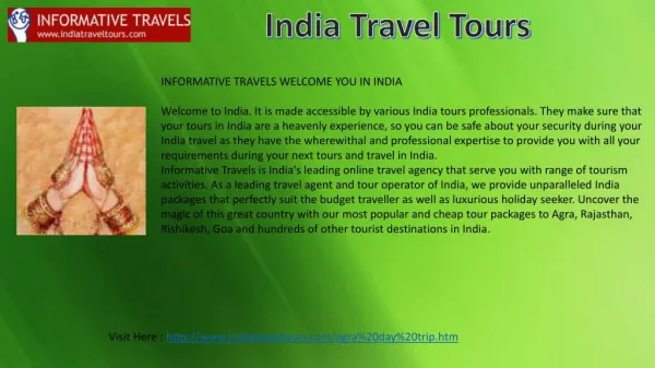 India Tours – What Are the Key Advantages