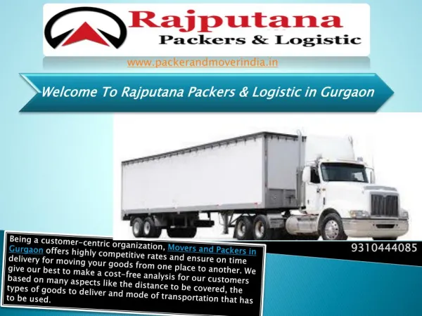 Stress-free Movers and Packers in Gurgaon