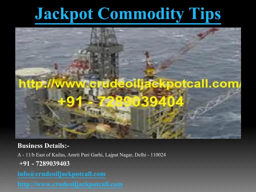 jackpot commodity tips