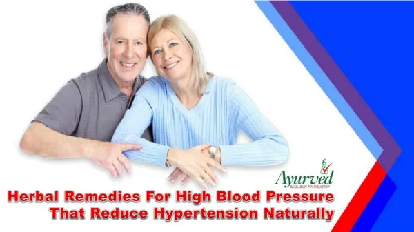 Herbal Remedies For High Blood Pressure That Reduce Hypertension Naturally
