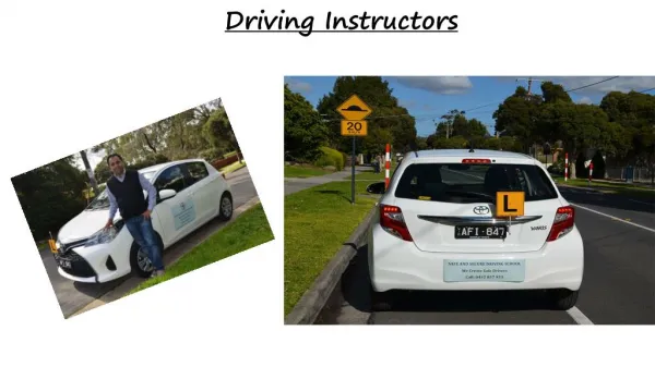 Driving Instructors-Safeandsecuredrivingschool