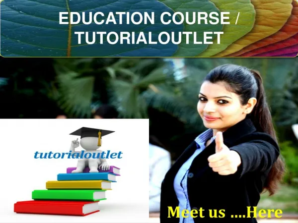 EDUCATION COURSE / TUTORIALOUTLET