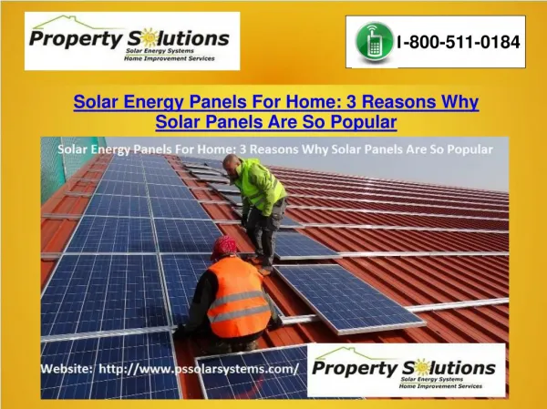 Solar Energy Panels For Home: 3 Reasons Why Solar Panels Are So Popular