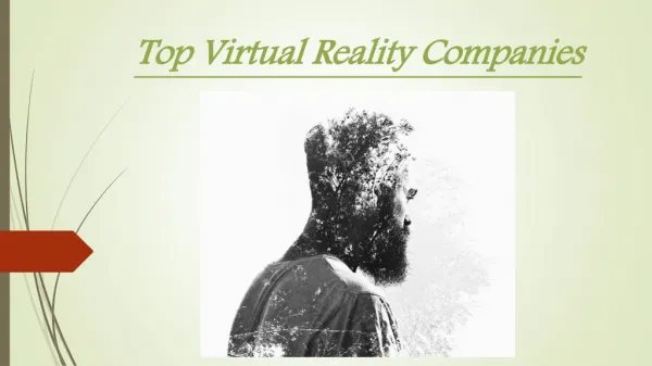 Top Virtual Reality Companies - gludxb.com