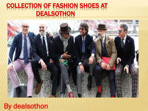 collection of fashion shoes at dealsothon