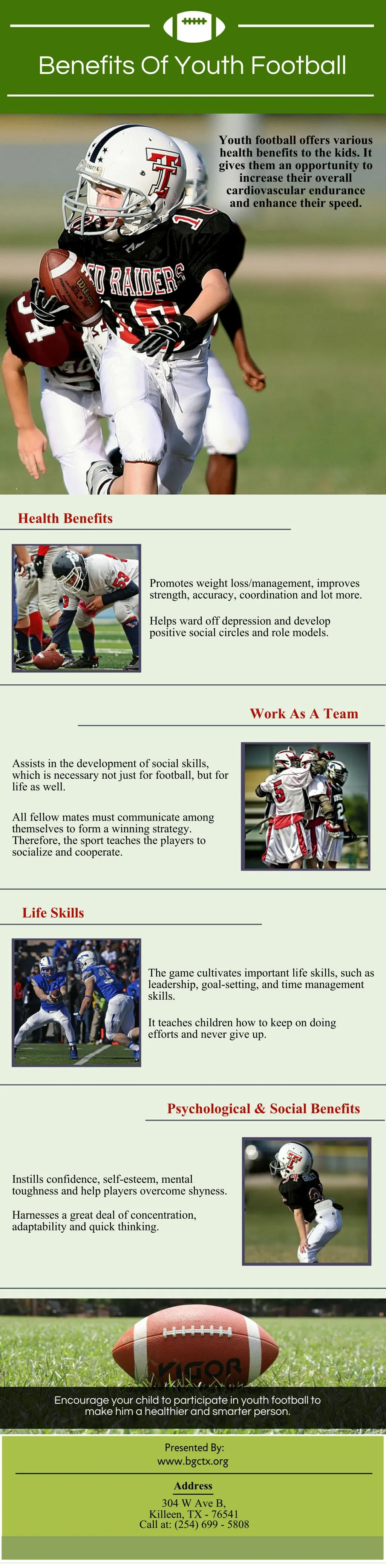 benefits of youth football