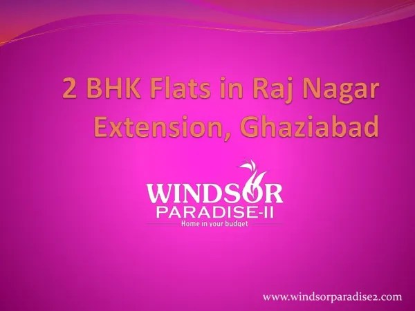 2 bhk flat in raj nagar extension