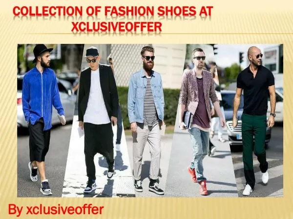 collection of shoes at xclusiveoffer
