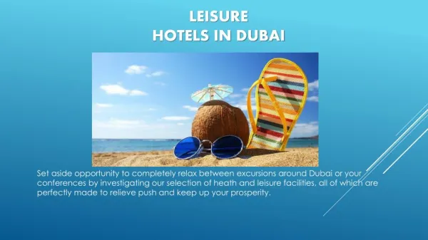 LeisureHotels in Dubai