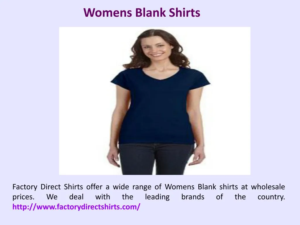 womens blank shirts