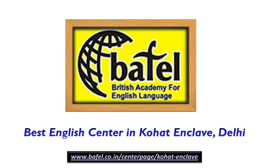 best english center in kohat enclave delhi