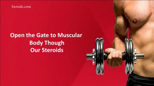 Open the Gate to Muscular Body though Our Steroids