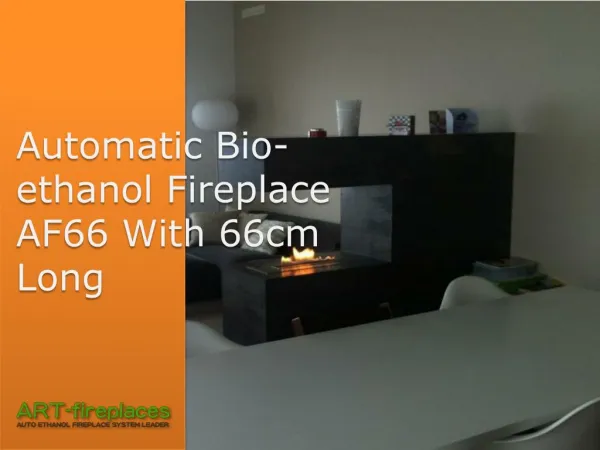 Automatic Bio-ethanol Fireplace AF66 With 66cm Long