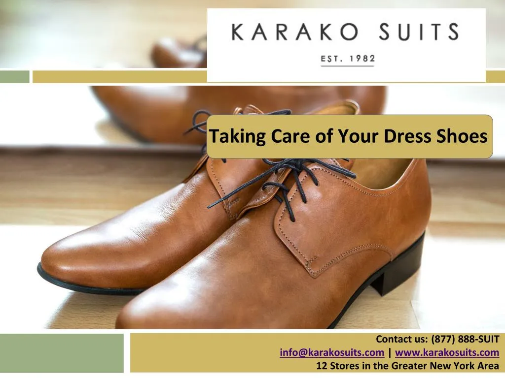 taking care of your dress shoes