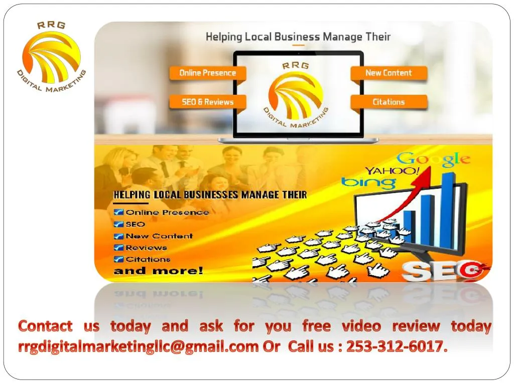 contact us today and ask for you free video
