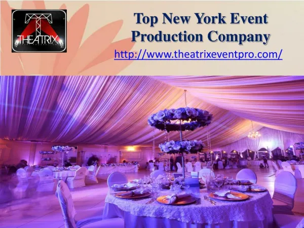 Top New York Event Production Company