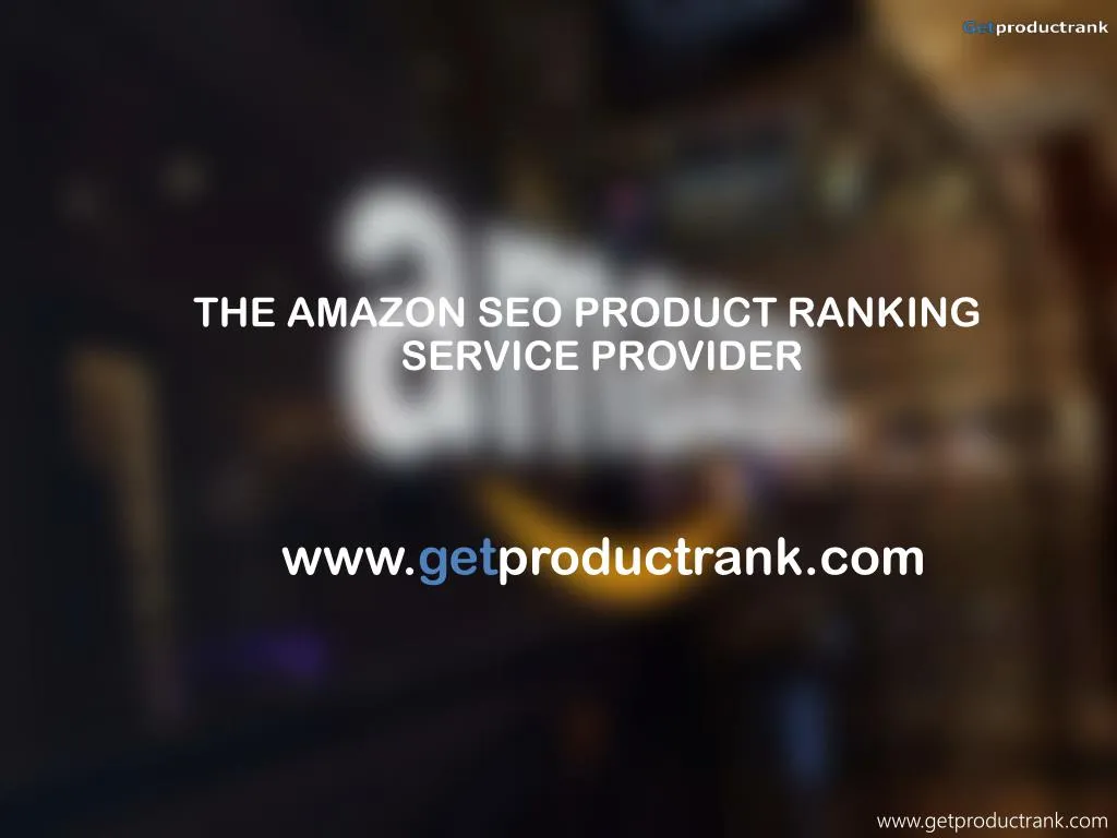the amazon seo product ranking service provider