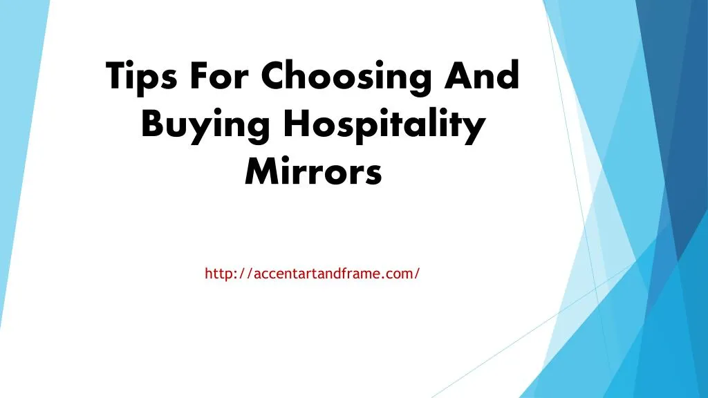 tips for choosing and buying hospitality mirrors