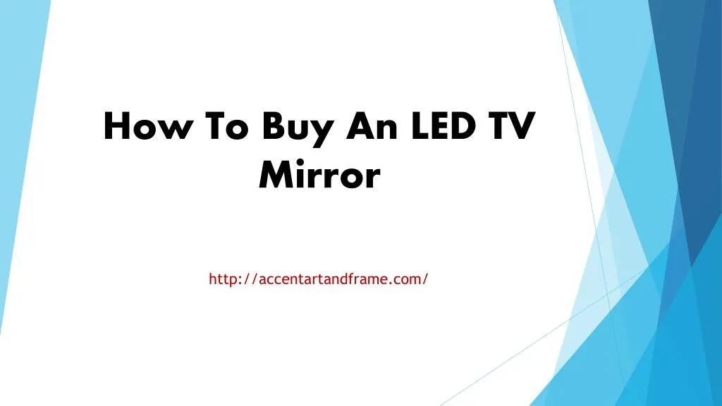 how to buy an led tv mirror