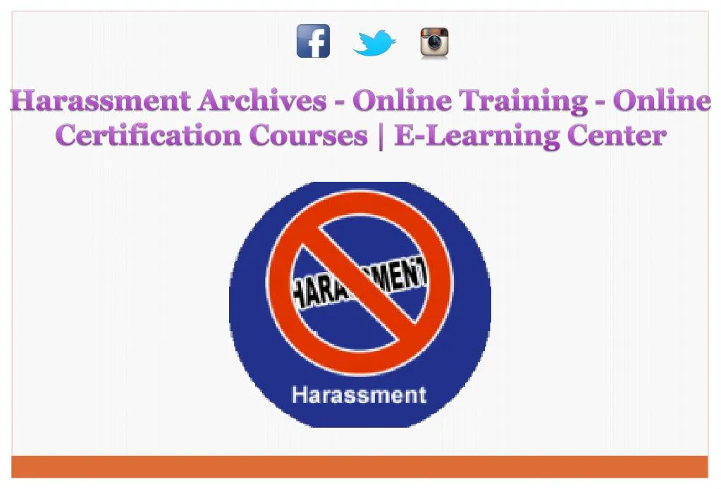 harassment archives online training online certification courses e learning center