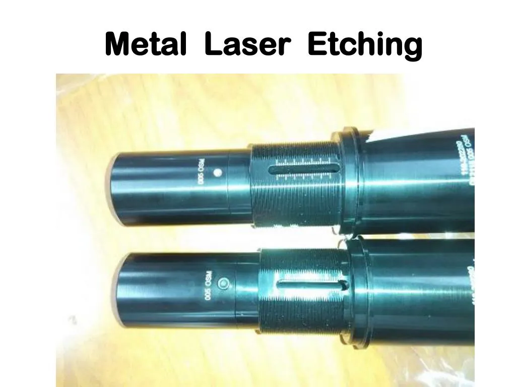 metal laser etching